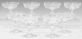 (8) STEUBEN ART GLASS 6268 CHA