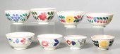 (8) Stick spatter bowls to inc