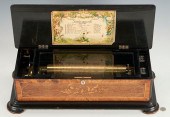 8 TUNE INLAID SWISS MUSIC BOXS
