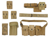(8) US ARMY WWI ERA AMMO POUCH