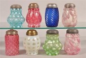 8 VARIOUS OPALESCENT AND PATTE