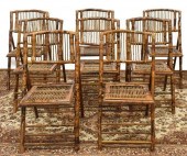 (8) VINTAGE BAMBOO & RATTAN FO