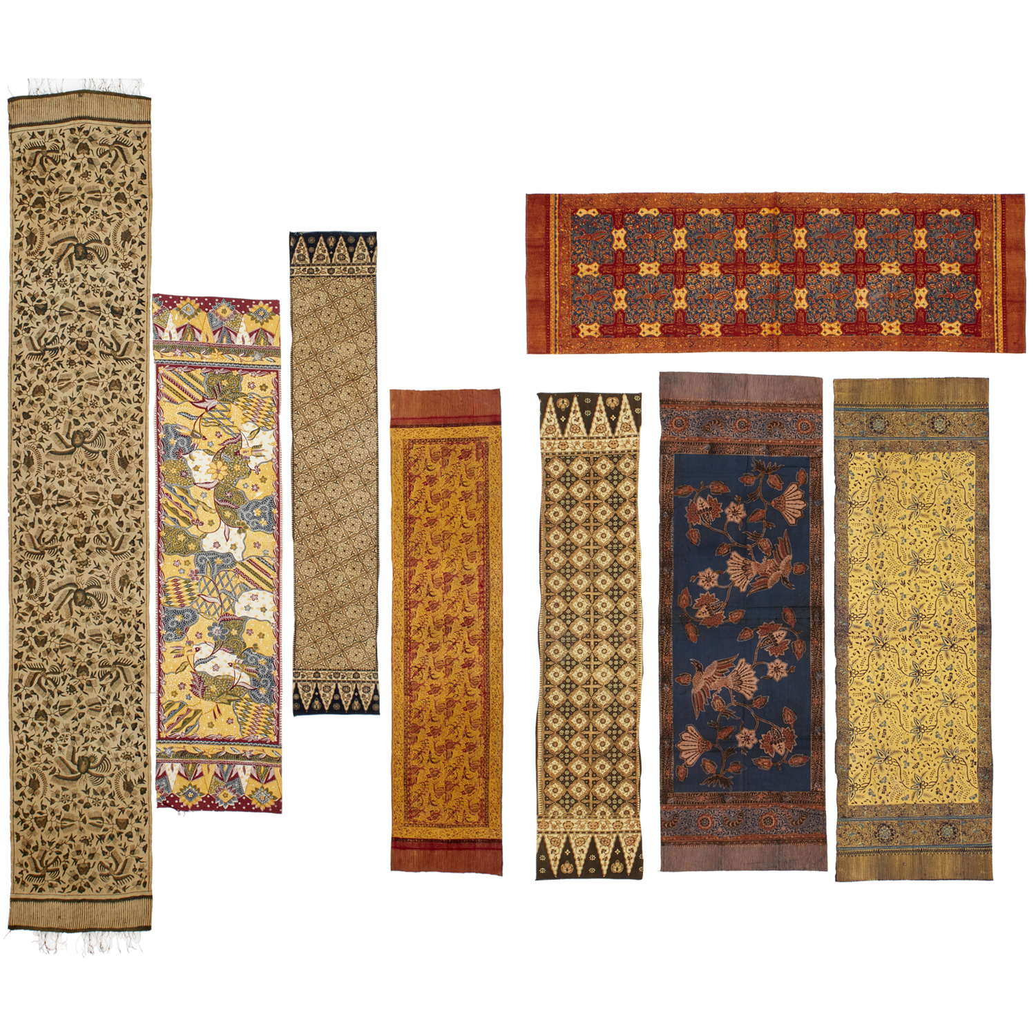(8) VINTAGE INDONESIAN BATIK