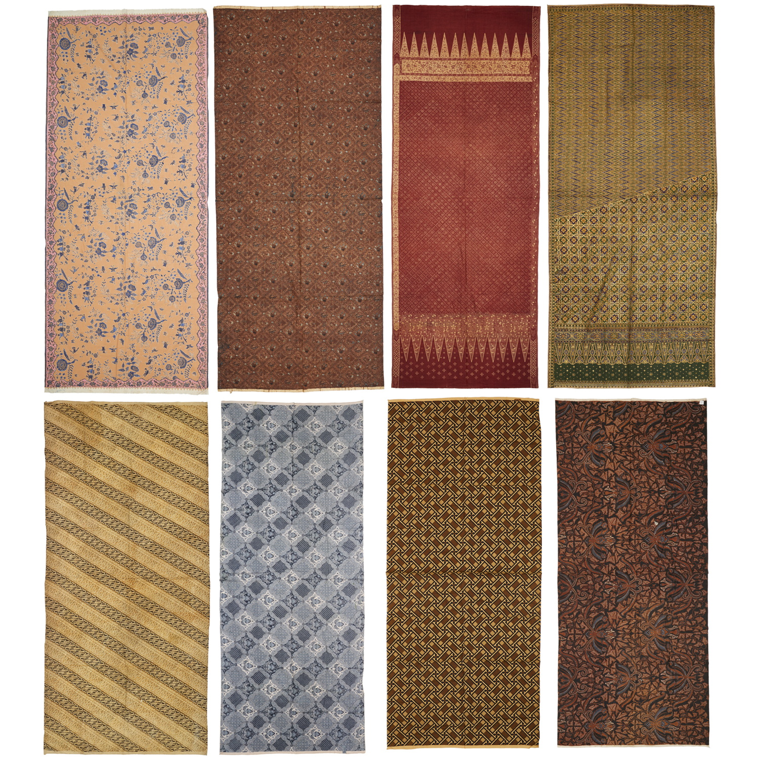 (8) VINTAGE INDONESIAN BATIK
