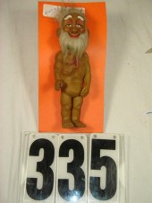 8" vintage troll caveman figur