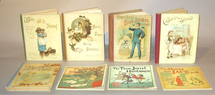 8 vols. (3 wrappers)  Children's