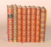 8 vols.  Leather Bindings - En