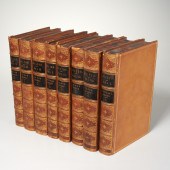 (8) VOLS, WORKS OF JOHN MILTON