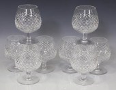(8) WATERFORD 'ALANA' CRYSTAL