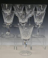 8 WATERFORD CRYSTAL "LISMORE"