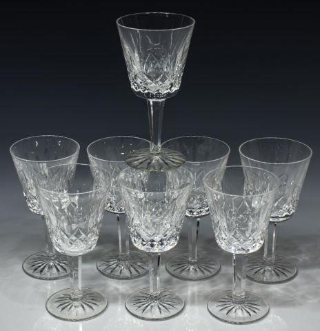 (8) WATERFORD 'LISMORE' CRYSTAL