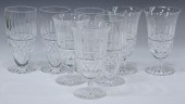 (8) WATERFORD 'MAEVE' CUT CRYS