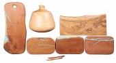 (8) Wooden items, c/o (3) chee