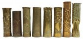 (8) WWI-ERA TRENCH ART ARTILLE