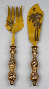 .800 GILT-SILVER CASED TWO-PIE