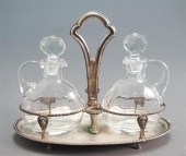 800-SILVER CRUET STAND WITH TW