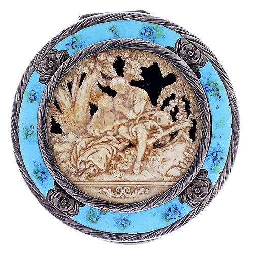 .800 SILVER, ENAMEL AND COMPOSITE