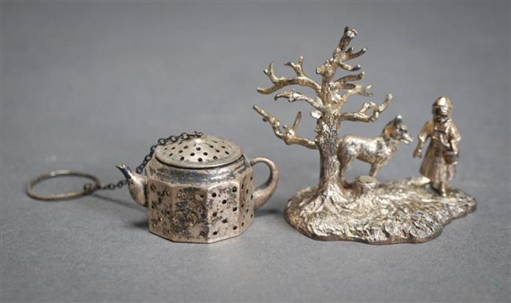800-SILVER FIGURAL GROUP AND AN
