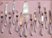 800-SILVER HANDLED 13-PIECE DE
