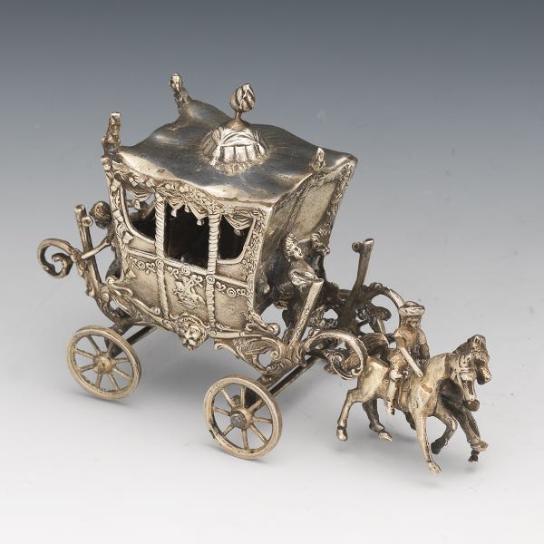 800 SILVER HORSE CARRIAGE 4" x 5 ¾"