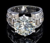 8.03 CT ROUND BRILLIANT, GIA,