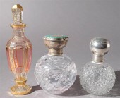 830-SILVER MOUNTED CUT GLASS P