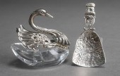 835-SILVER AND MOLDED GLASS SW