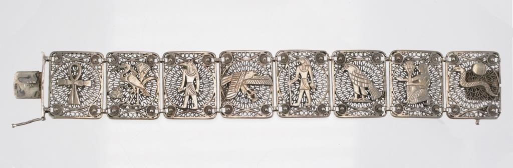 .835 SILVER EGYPTIAN REVIVAL