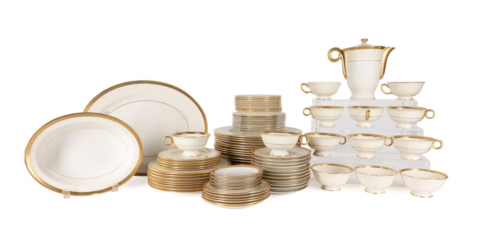 83PC ASSORTED GOLD ENCRUSTED