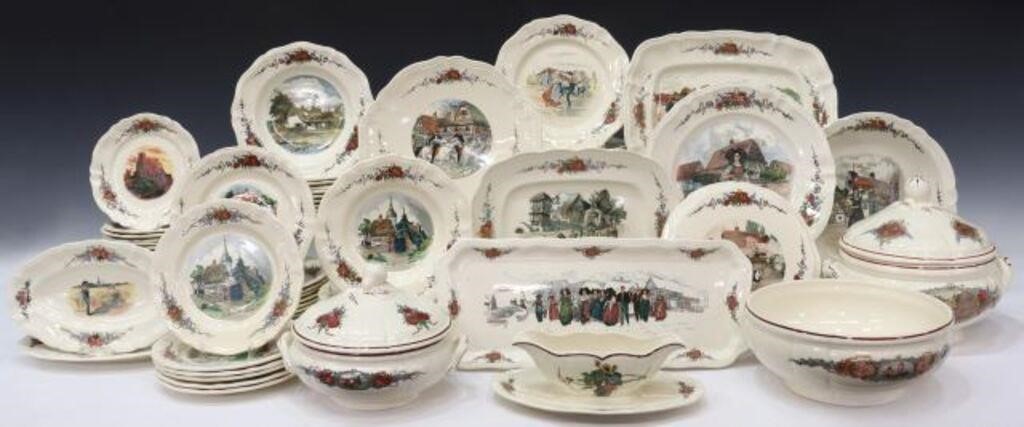 84) FRENCH SARREGUEMINES FAIENCE