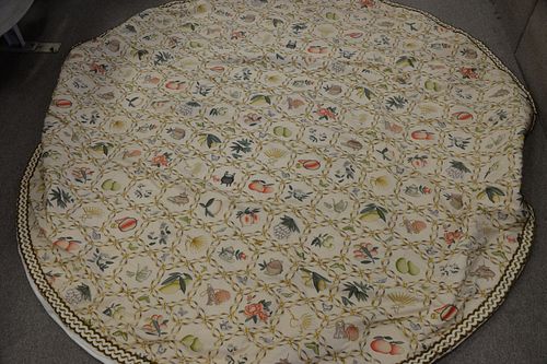 84 INCH ROUND CUSTOM TABLECLOTH