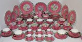 84 PIECE SHELLY CHINTZ PARTIAL