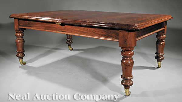 857. An English Mahogany Dining