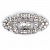 8.60 CT DIAMOND ART DECO PIN8.