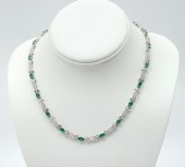 8.63 CTW EMERALDS & 5.21 CTW D