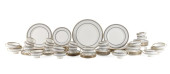 86PC WEDGWOOD 'COLONNADE BLACK