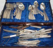 87-PIECES STERLING SILVER FLAT