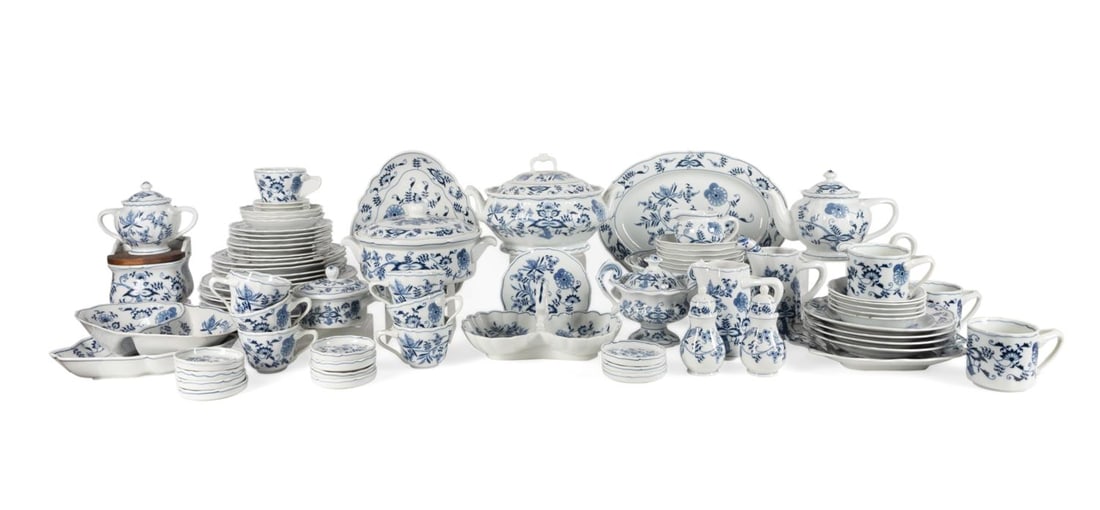 88PC BLUE DANUBE CHINA CO 'BLUE