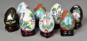 (8)Chinese Cloisonne EggsTo in