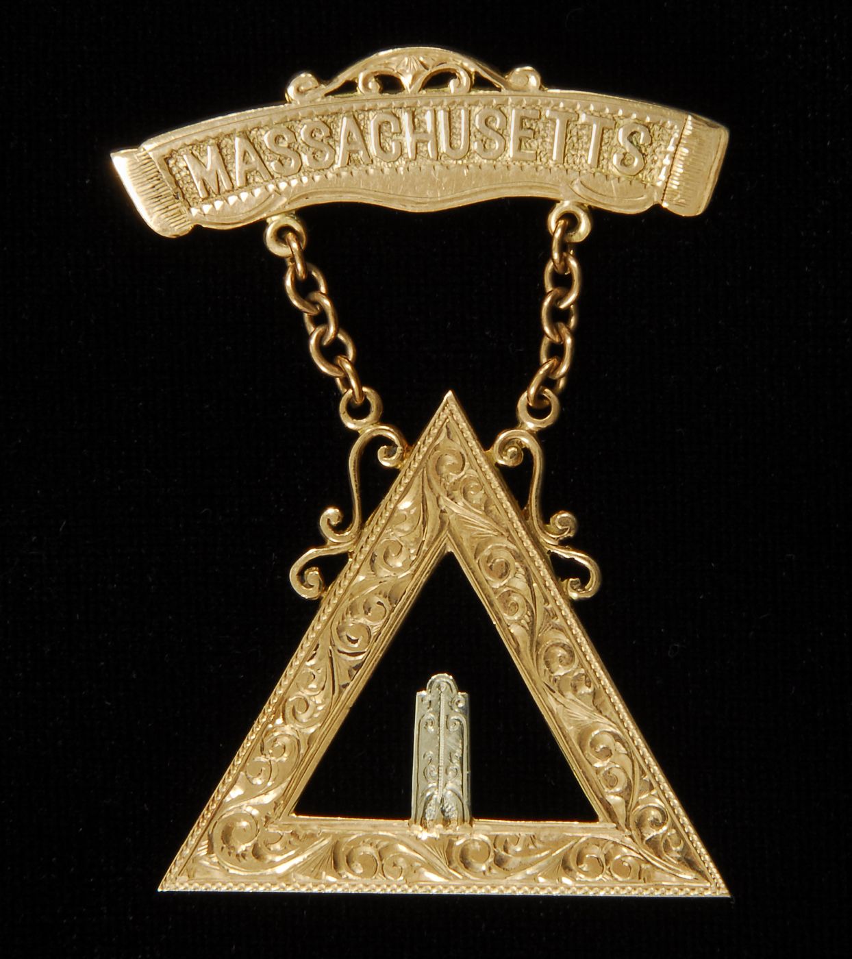 8K GOLD MASONIC GRAND SCRIBE'S