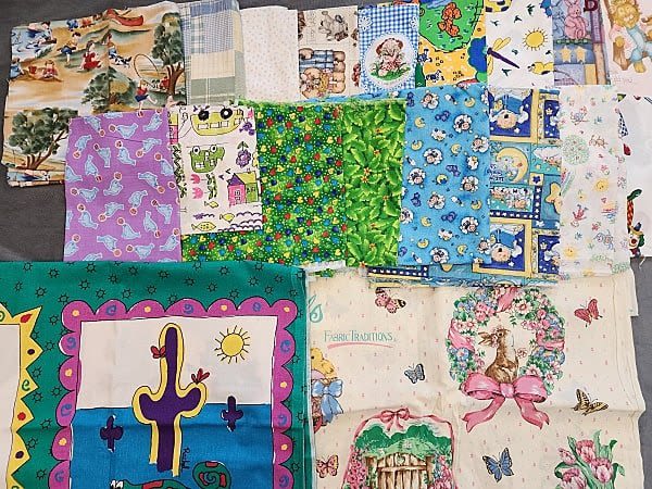 8lbs of Quilt Fabric- Child Theme