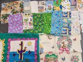 8lbs of Quilt Fabric- Child Th