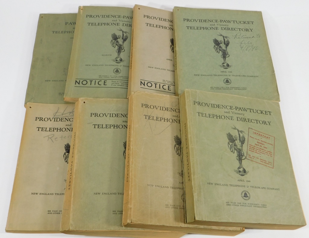 8PC 1939-1949 PROVIDENCE