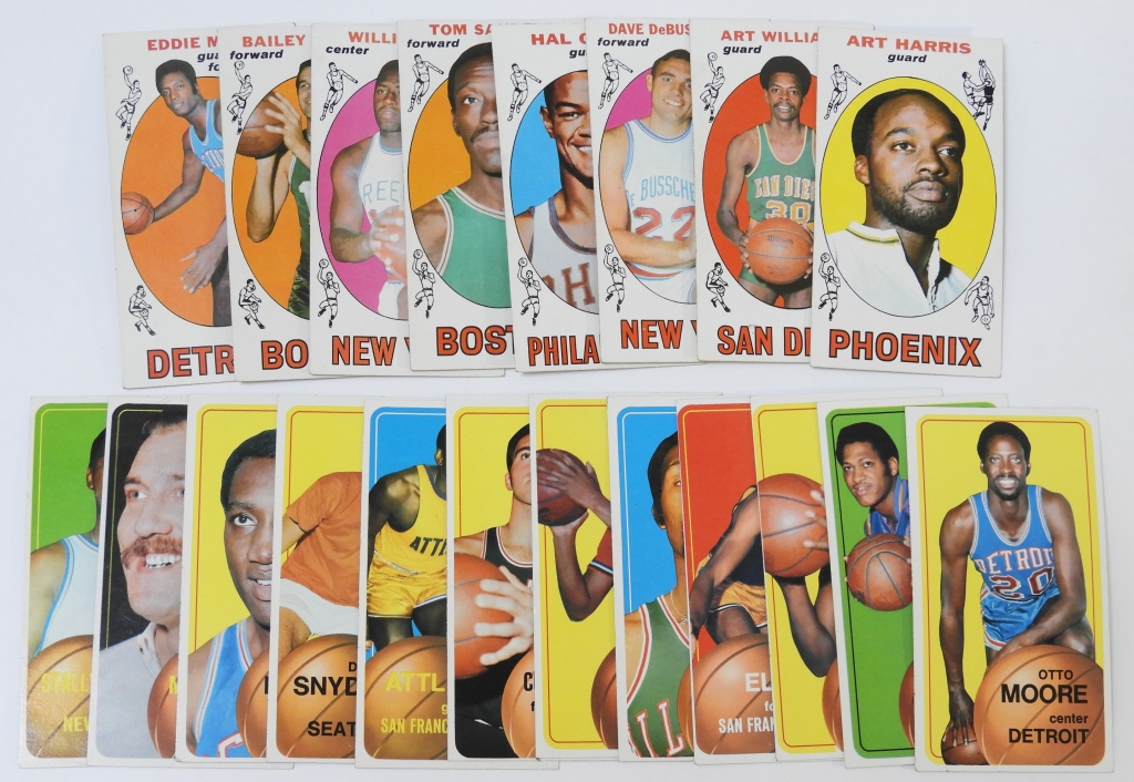 8PC 1969 12PC 1970 TOPPS TALLBOY