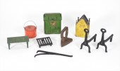 8PC 19C AMERICAN IRON & PAINTE