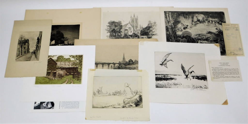 8PC 20C LANDSCAPE & ARCHITECTURAL
