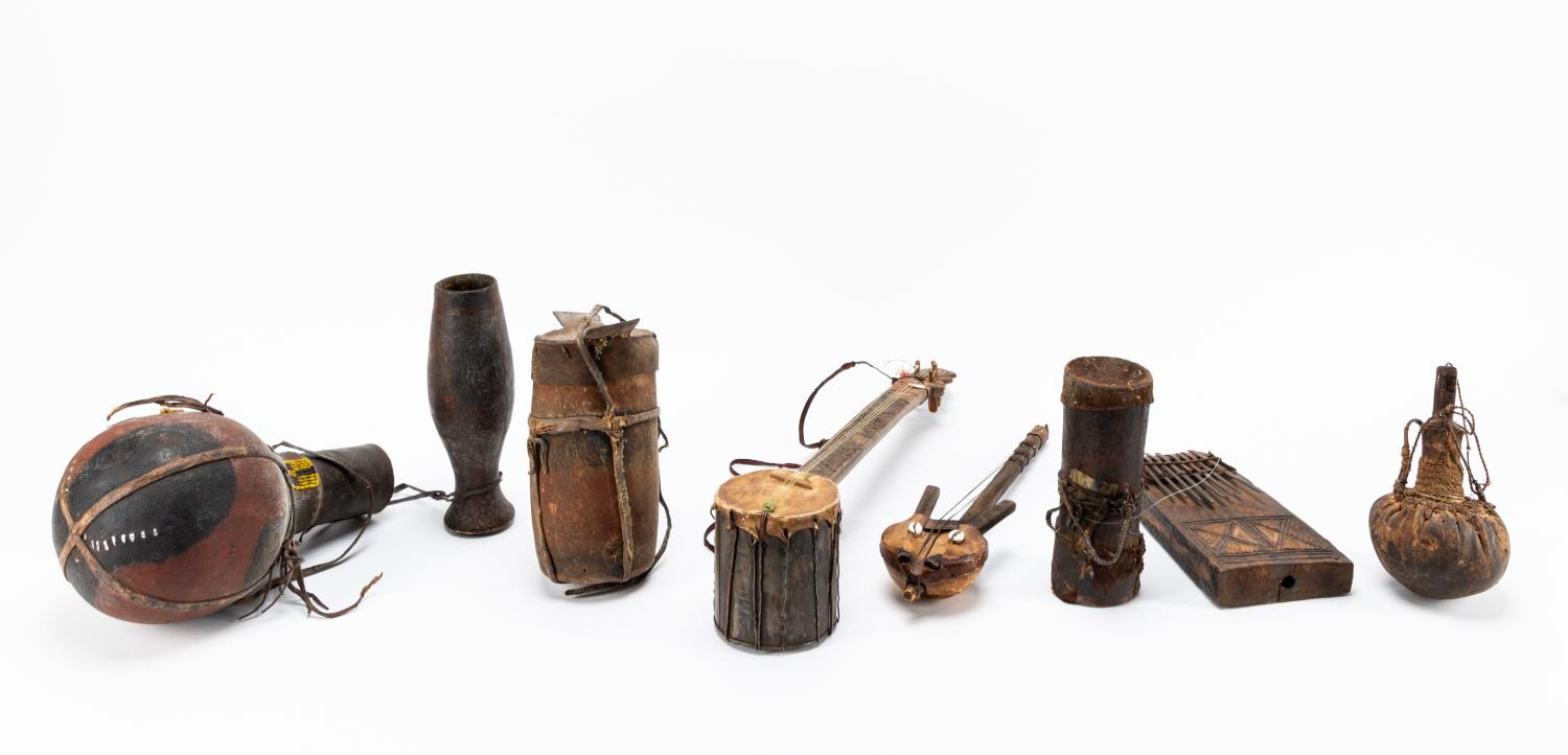 8PC AFRICAN MUSICAL INTSTRUMENTS,