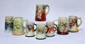 8PC AMERICAN BELLEEK GRAPES &