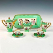 8PC ANTIQUE ROYAL VIENNA PORCE