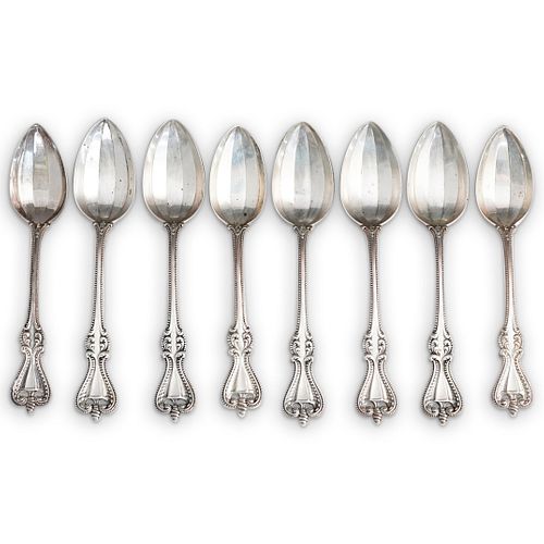 (8PC) ANTIQUE STERLING SPOON